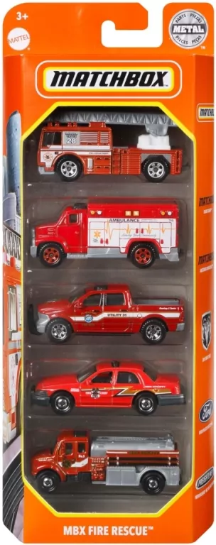 Matchbox. Samochodziki. Pięciopak - tantis.pl
