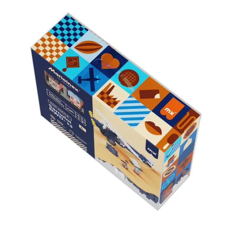 Samolot RWD-13. Mini Waffle Wedel 120el - tantis.pl