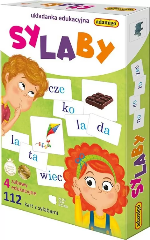 Sylaby. Układanka edukacyjna - tantis.pl