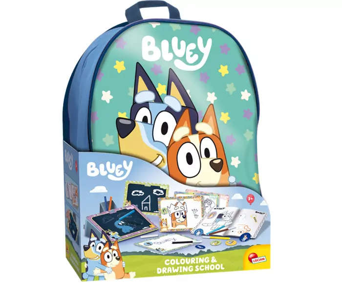 Bluey szkoła rysowania z plecakiem - tantis.pl