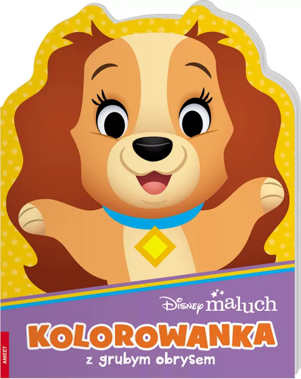 Kolorowanka z grubym obrysem. Disney maluch - tantis.pl