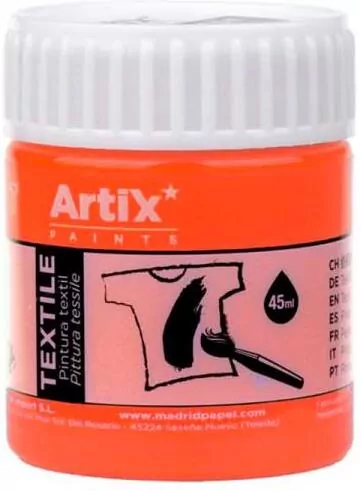 Farba do tkanin pomarańczowa 45ml - tantis.pl