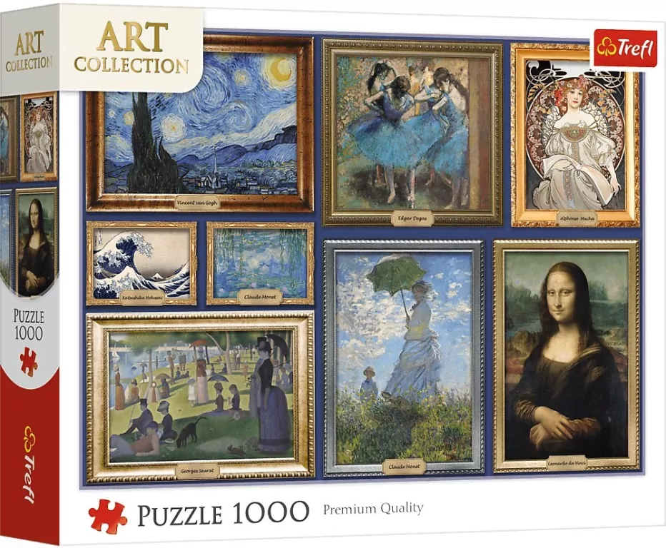 Puzzle 1000 Kolekcja arcydzieł sztuki TREFL - tantis.pl