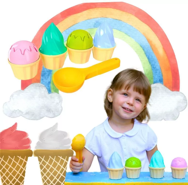 Zestaw do piasku: Lody - tantis.pl