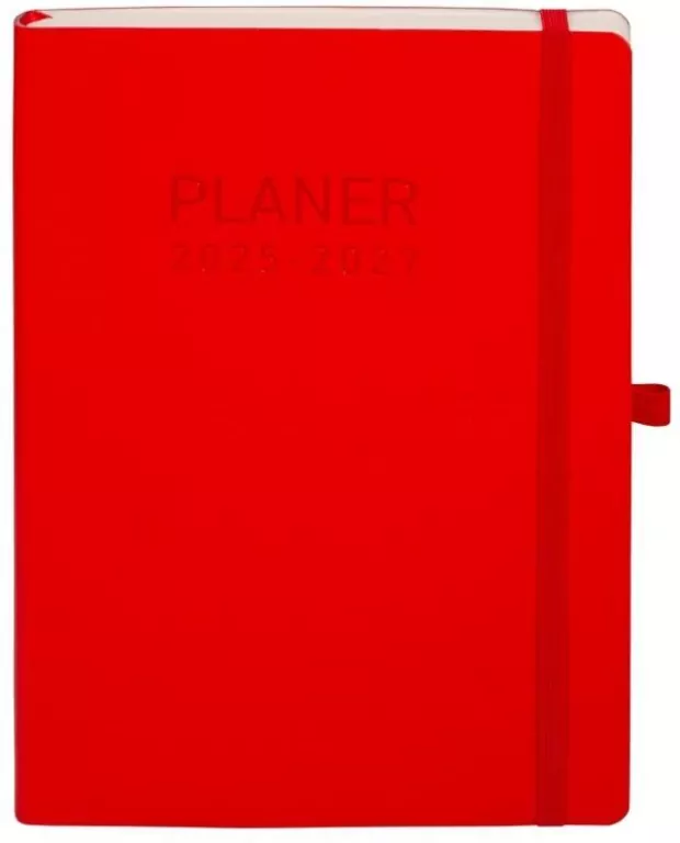 Planer 2025/2027 B5 30 miesięczny czerwony - tantis.pl