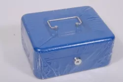 KASETKA NA PIENIADZE MET 20X16X9 NIEB YANDA P