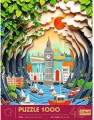 Puzzle 1000 Paper Art: Londyn TREFL - tantis.pl