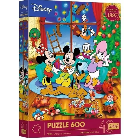 Puzzle 600 Myszka Miki i Przyjaciele Święta Disney - tantis.pl