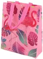 Torba prezentowa Flamingi różowa 30,5x24,5x10cm - tantis.pl