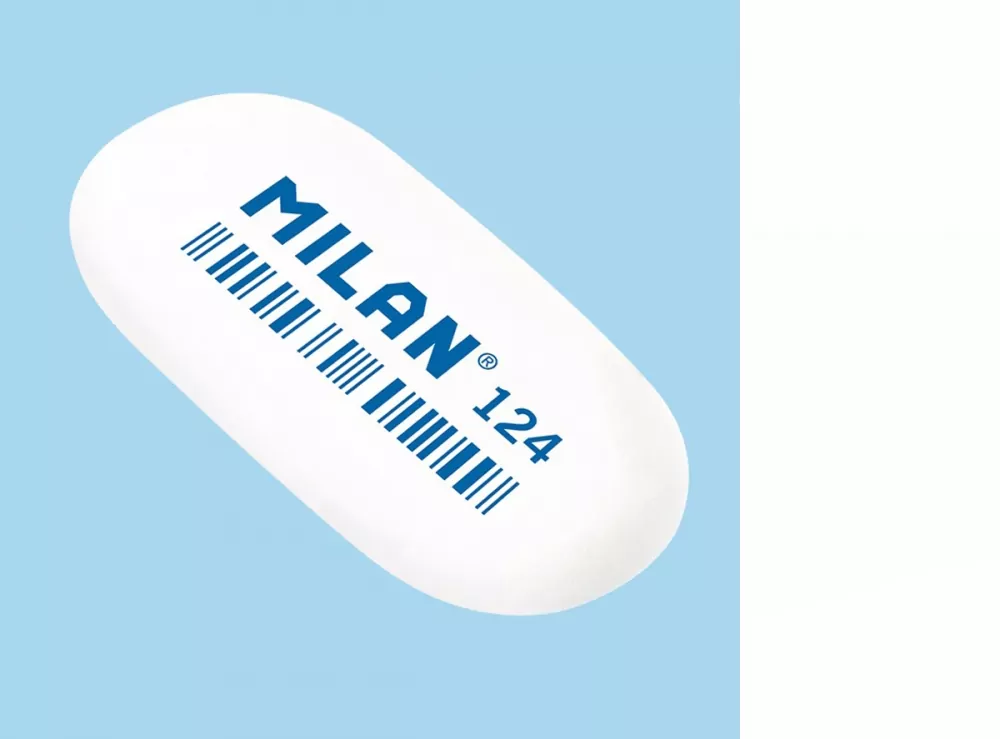 Gumka syntetyczna owalna (24szt) MILAN - tantis.pl