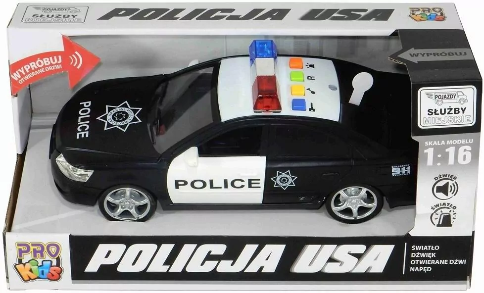 Pojazd z dźwiękami - Policja USA - tantis.pl