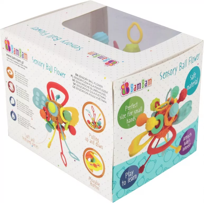 BAM BAM. KULA SENSORYCZNA KWIAT 18X14X14 - tantis.pl