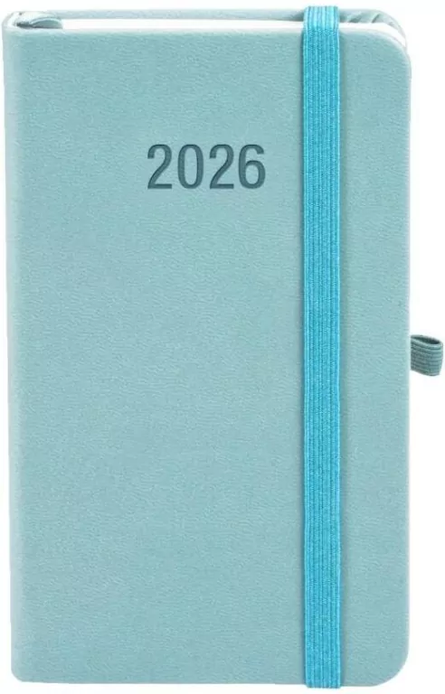 Kalendarz 2026 A6 Memofix TDW błękitny - tantis.pl