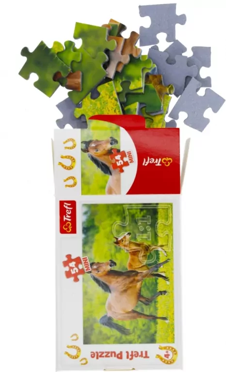 Puzzle 54 mini. Świat koni - tantis.pl