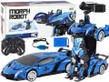 Samochód-robot transformer R/C 1:10 niebieski - tantis.pl