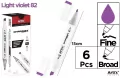 Marker Chromax z 2 końcówk. light violet 82 - tantis.pl