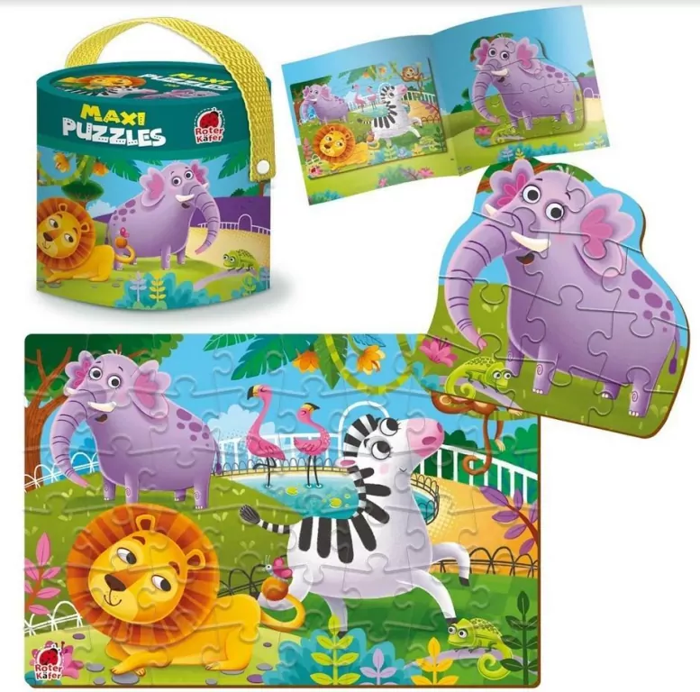 Maxi puzzle 2w1 Zoo - tantis.pl