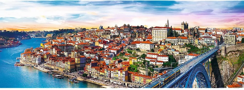 Trefl. Puzzle 500. Panorama. Porto Portugalia - tantis.pl