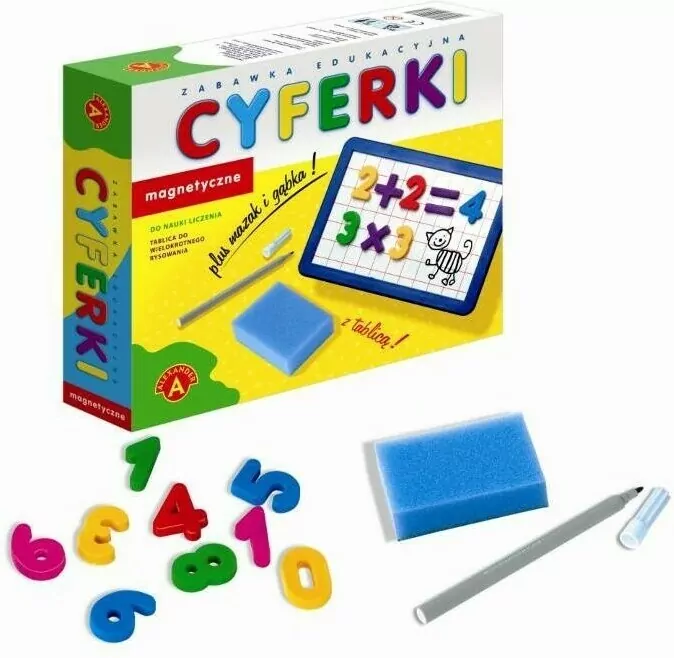 Cyferki magnetyczne w pudełku - tantis.pl