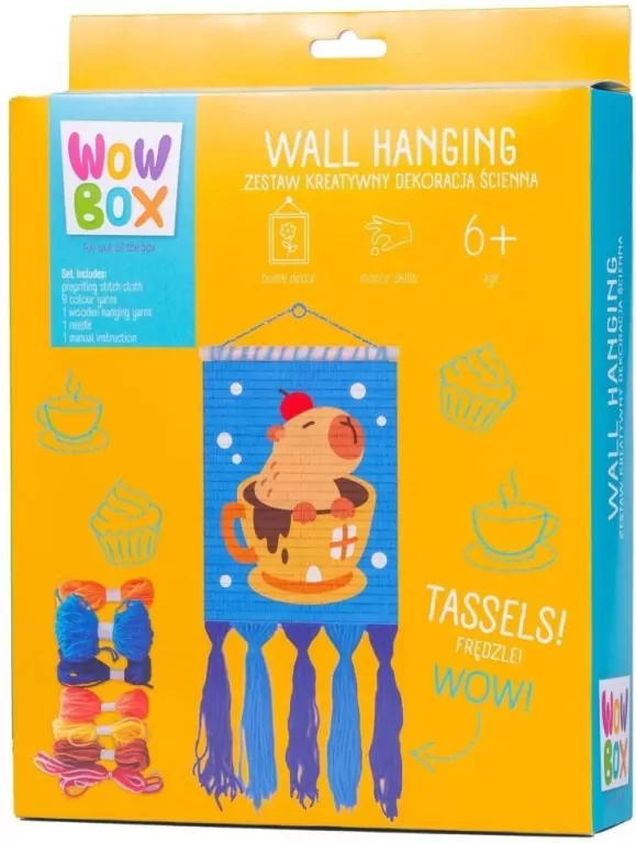 Wow Box Zestaw makrama Kapibara w filiżance - tantis.pl
