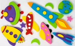 Naklejki piankowe 3D 3cm: Kosmos