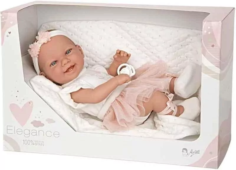 Lalka hiszpańska bobas dziewczynka 42cm - tantis.pl