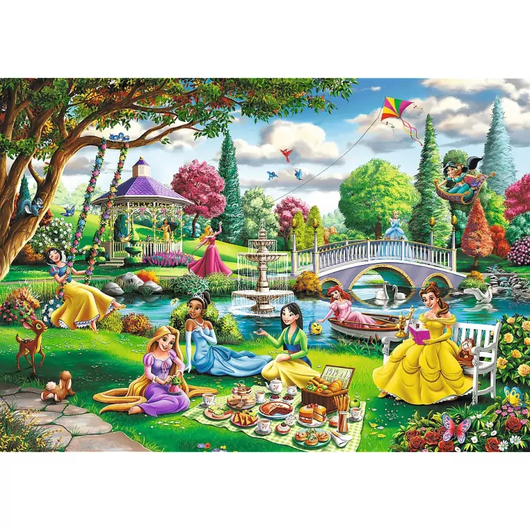 Piknik z Księżniczkami Disney. TREFL 1000 el - tantis.pl