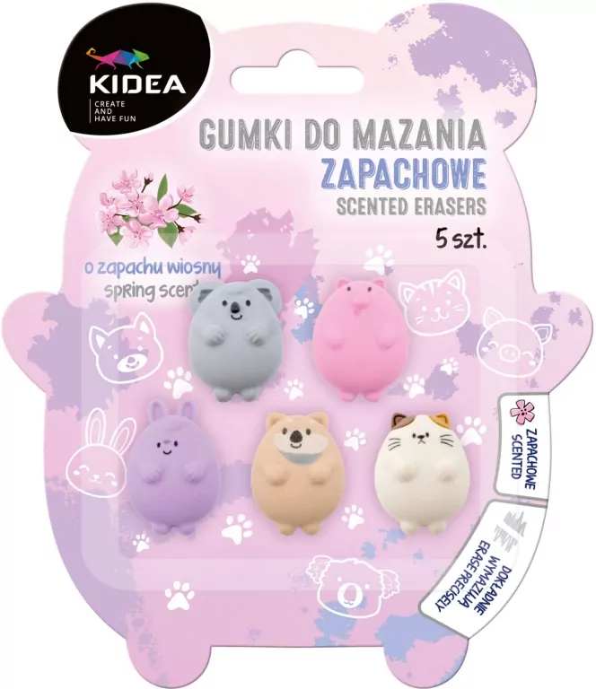 Gumki do mazania zapachowe KIDEA - tantis.pl