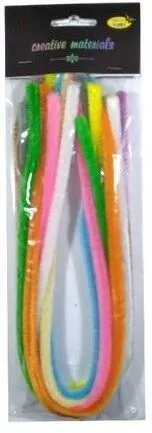 Druty chenille kolorowe 9mmx50cm 10szt - tantis.pl