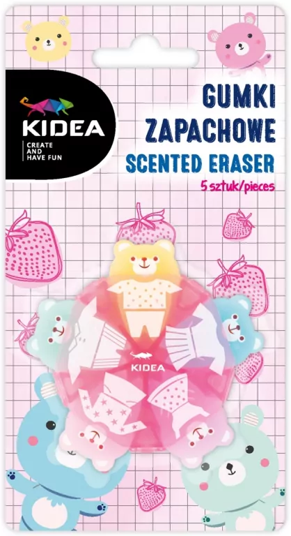 Gumki zapachowe KIDEA - tantis.pl