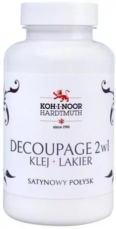 Klej-lakier do decoupage. Satynowy połysk - tantis.pl