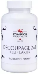 Klej-lakier do decoupage. Satynowy połysk