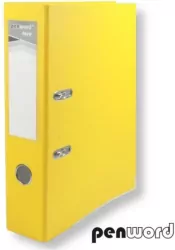 Segregator A4 z okuciem 7,5cm żółty