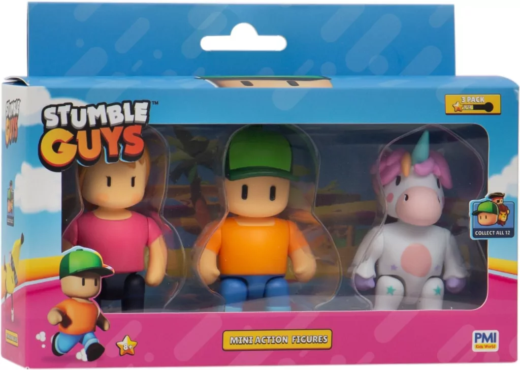 Stumble Guys Mini Action Figures 3 Pack Mr. Stumble Ms. Stumble Sprinkles - tantis.pl