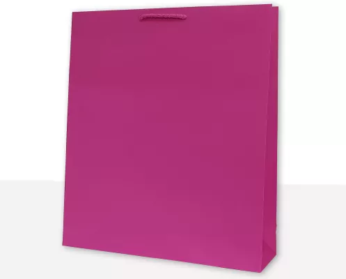 Torebki prezentowe jednobarwna T9 rózowa 10 sztuk