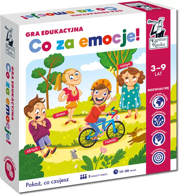 Co za emocje! Gra edukacyjna. Kapitan Nauka - tantis.pl