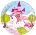 Talerzyki papierowe Unicorn 20cm 8szt - tantis.pl