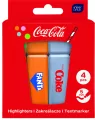 Zakreślacze Coca-Cola 4 kolory - tantis.pl