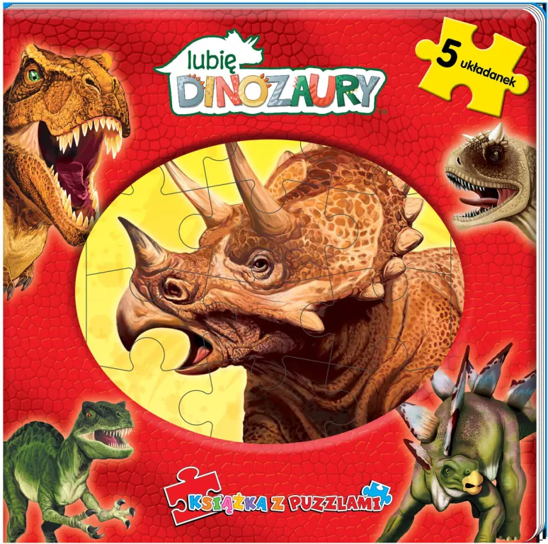 Lubię Dinozaury. Książka z puzzlami - tantis.pl