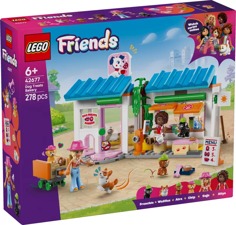 LEGO® Friends.  Piekarnia z psimi przysmakami 42677 - tantis.pl