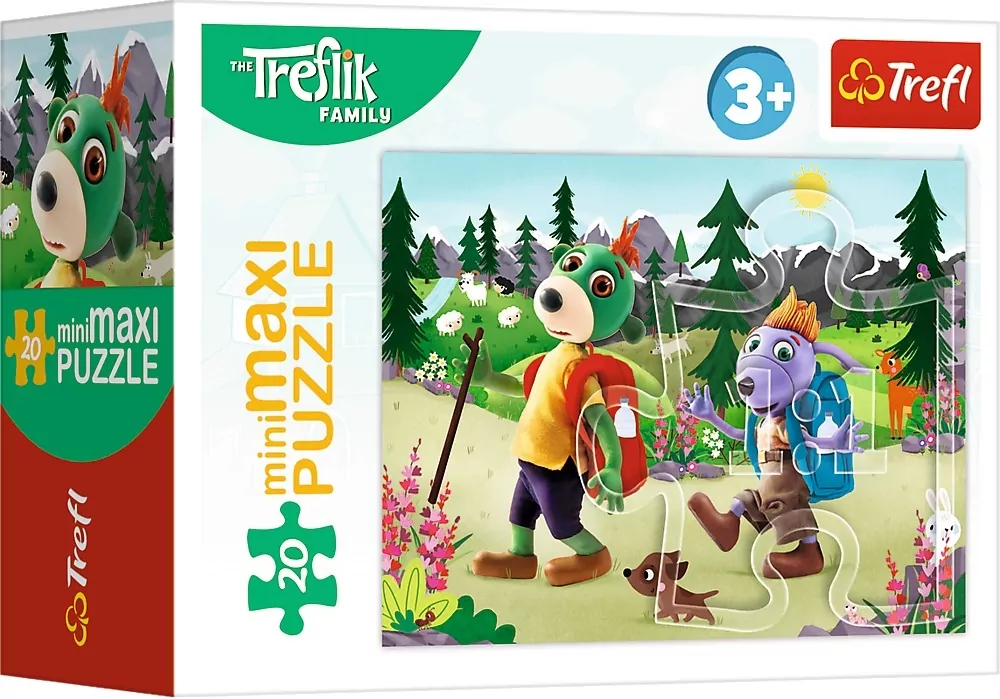 Puzzle 20 MiniMaxi. Dzień Treflików - tantis.pl