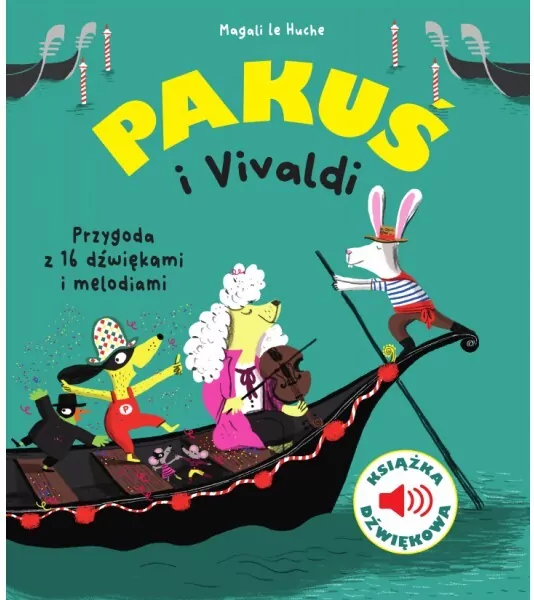 Pakuś i Vivaldi. Książka dźwiękowa - tantis.pl