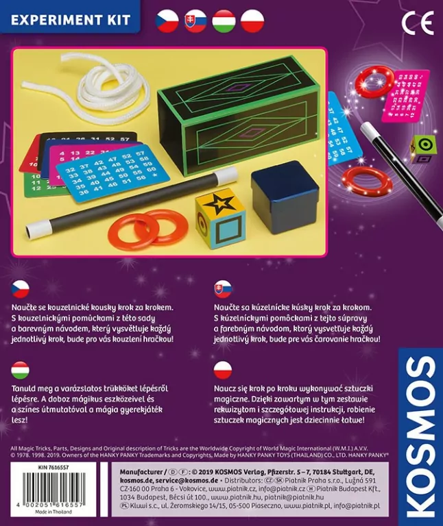 Magiczne sztuczki. Zestaw eksperymentalny - tantis.pl