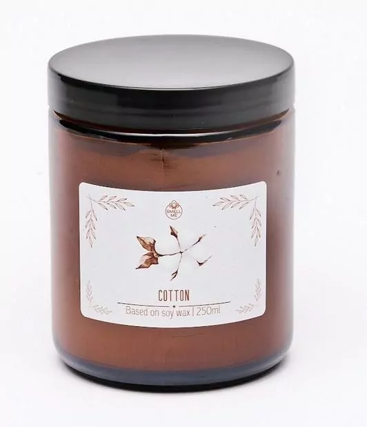 Świeczka zapachowa Cotton 250ml - tantis.pl