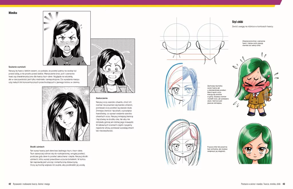 Rysowanie i malowanie twarzy. Anime i manga - tantis.pl