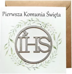 Kartka Pierwsza Komunia Święta