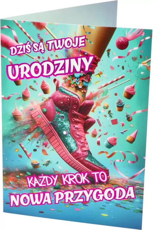 KARNET URODZINY B6 Z KOP WKLEJANY NER URD-071 FO - tantis.pl