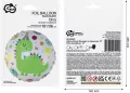 Balon foliowy Dinozaur w czapeczce 36cm - tantis.pl