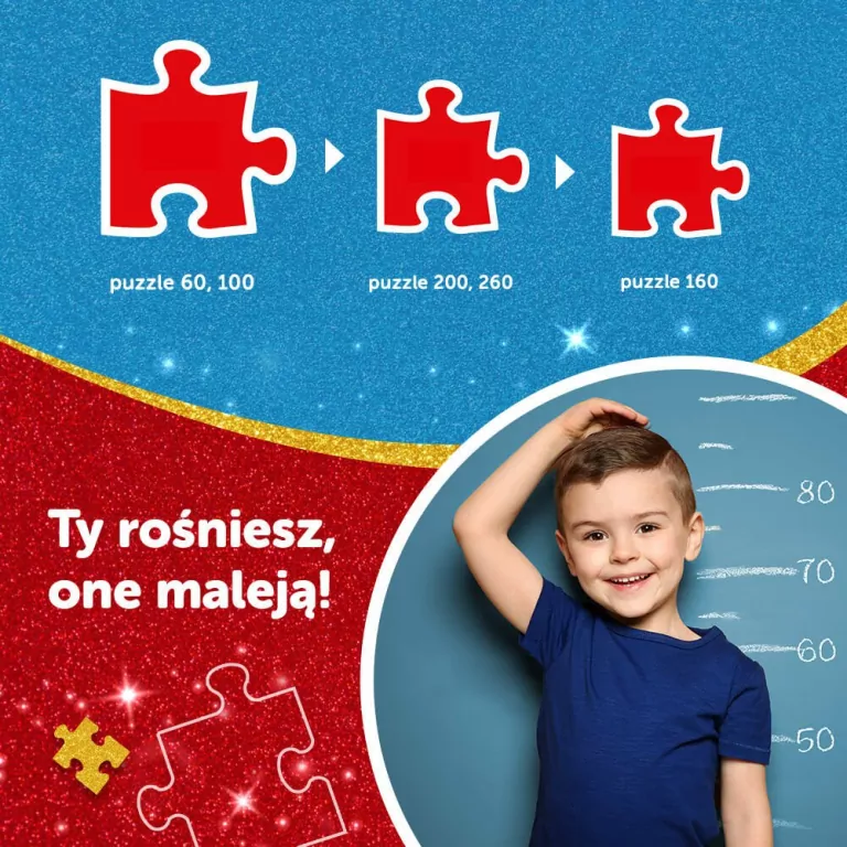 Trefl. Puzzle 100. Glitter Brokatowa Gabby - tantis.pl