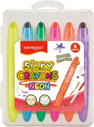 Kredki żelowe KEYROAD Neon 6 kolorów